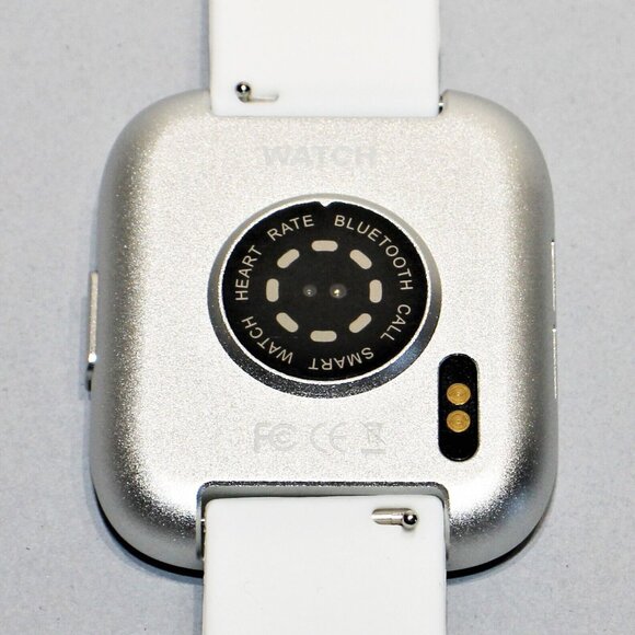 Smartwatch Call Heart Rate Step Full Touch Call Heart Rate Step White Pink - Picture 3 of 4